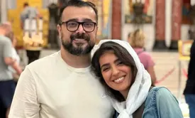 عکسهای جذاب و خاص سپند امیرسلیمانی و همسر باردارش