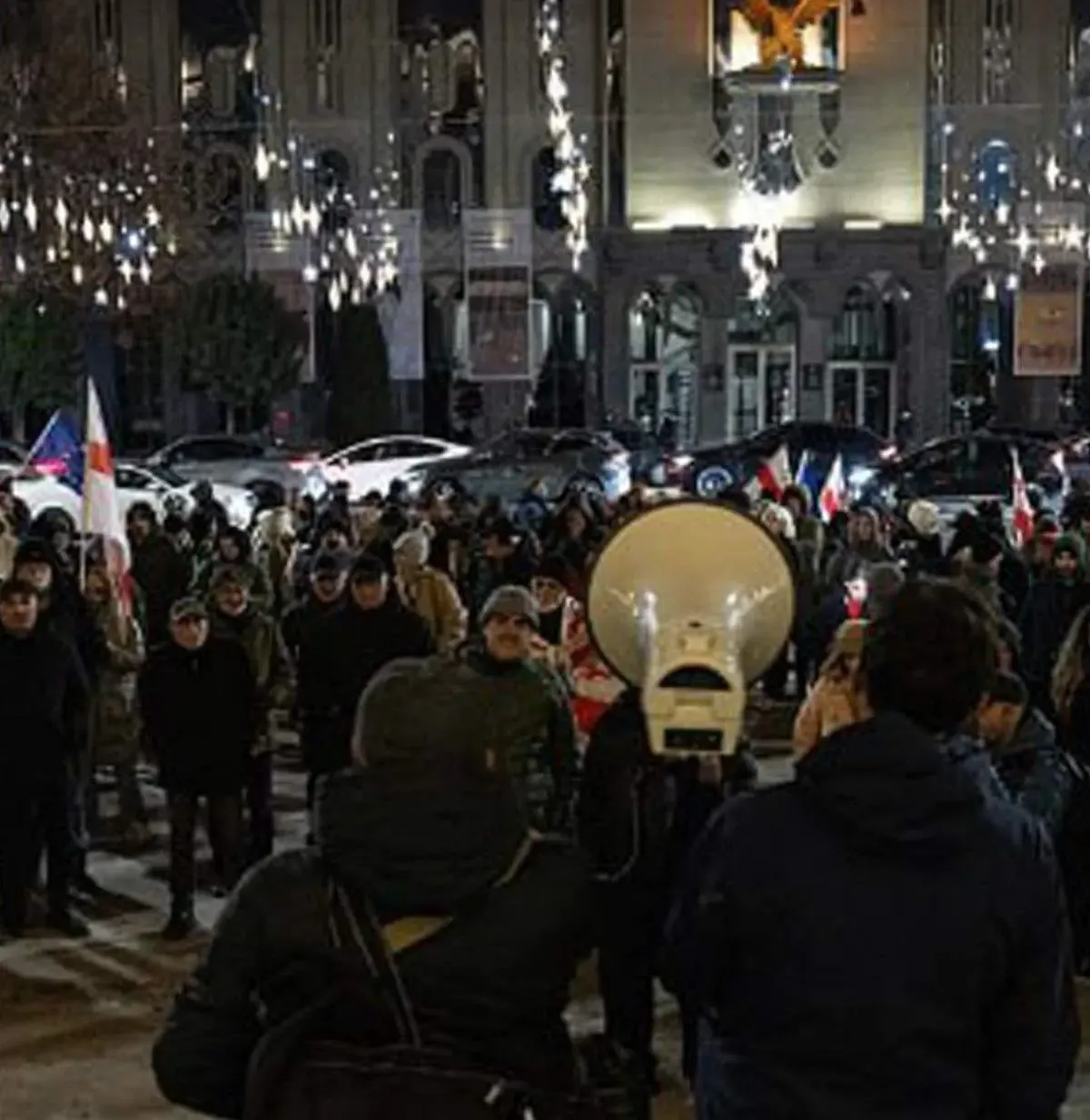 پایتخت گرجستان نا آرام شد