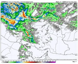 یکشنبه؛ بارش شدید در این مناطق کشور