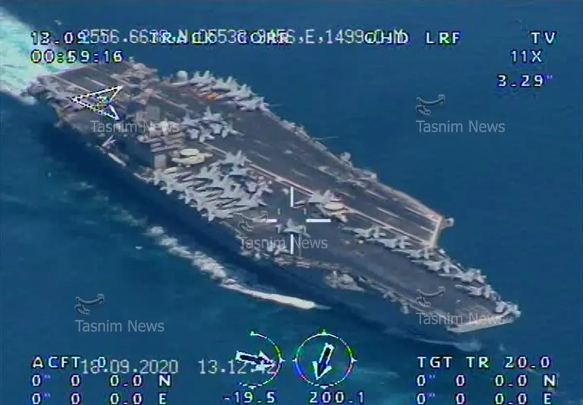 ببینید | فرود بالگرد آمریکایی با اخطار سپاه پاسداران