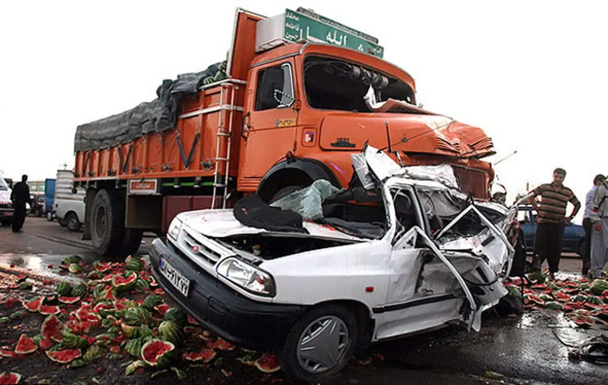 تصادفات قزوین جوانی جمعیت را به خطر می اندازد