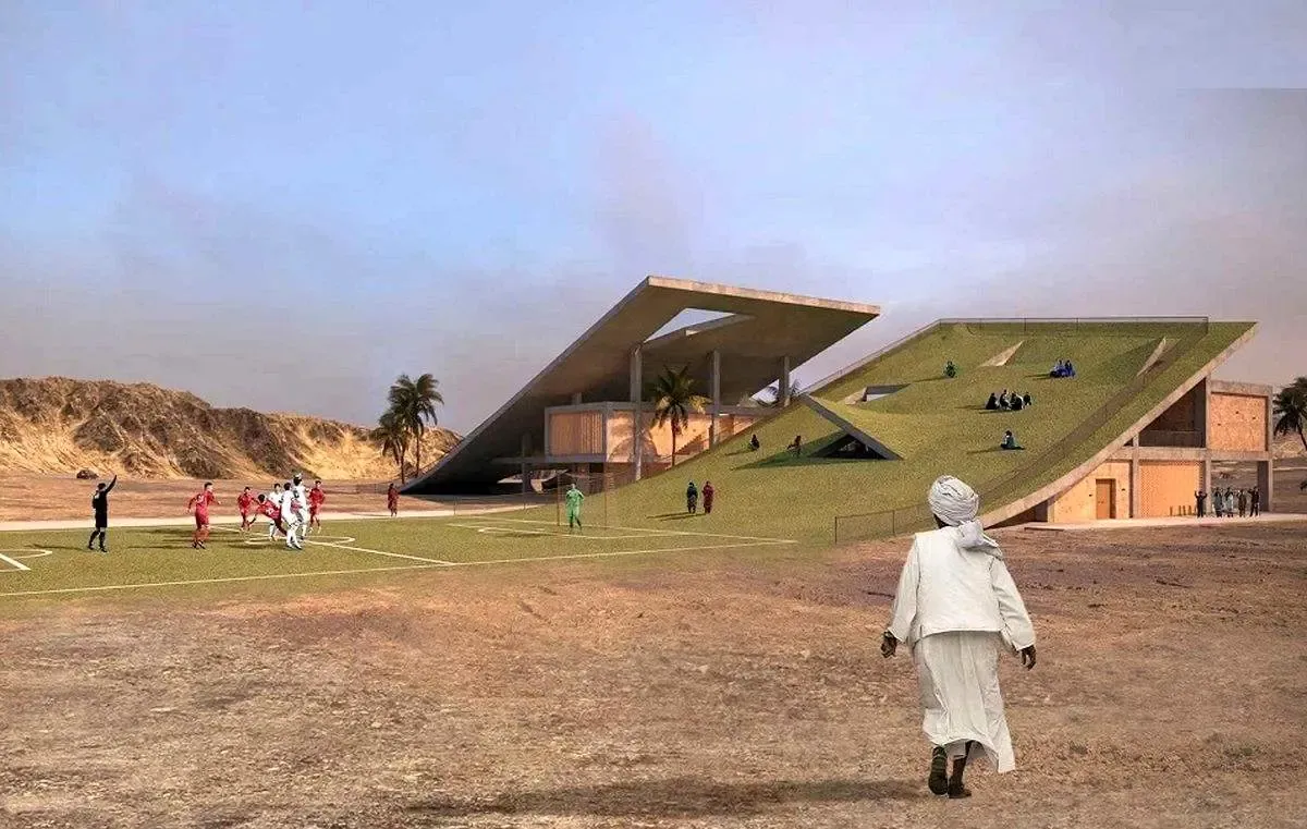 طراحی متفاوت یک «مدرسه» در سیستان و بلوچستان