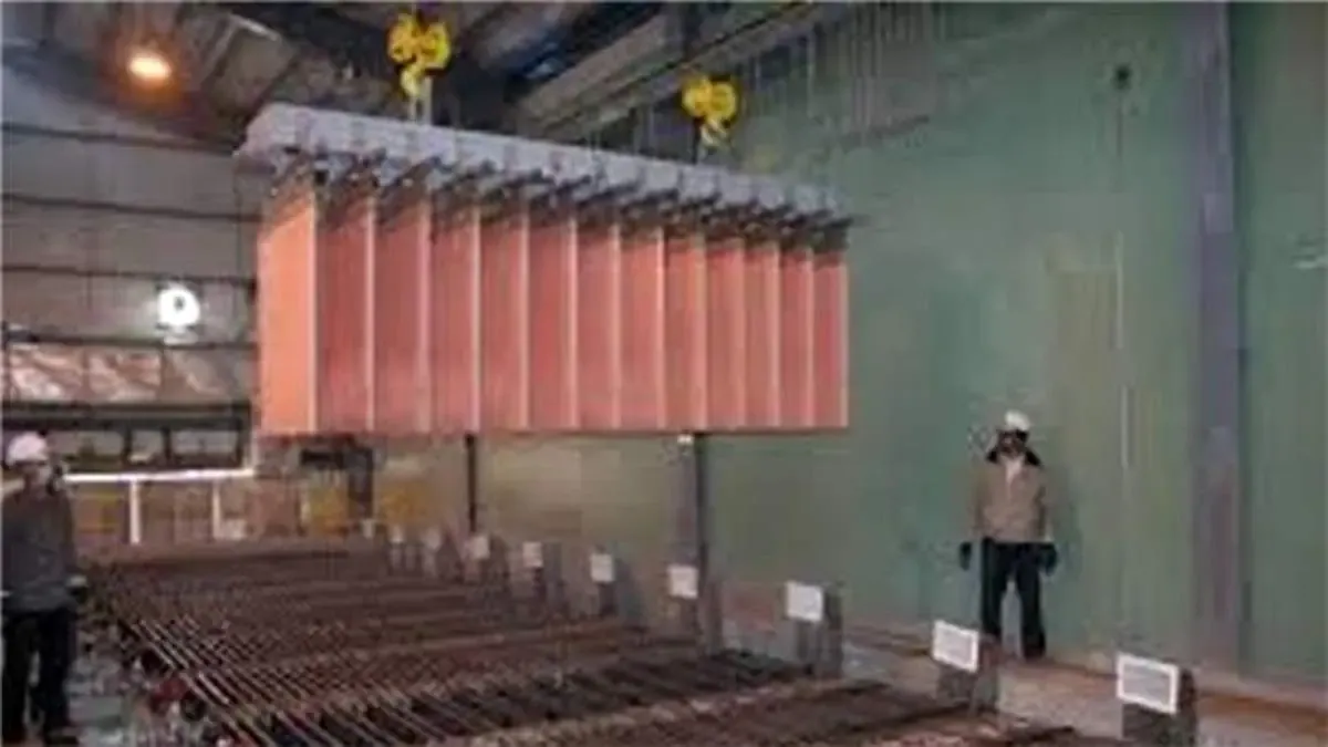 رشد حدود 2 درصدی تولید کاتد مجتمع مس شهر بابک در مهر ماه