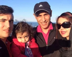 یحیی گل محمدی و فرزندانش امیرحسین و وانیا/ تصاویر