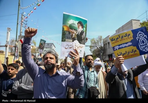 آغاز راهپیمایی روز قدس در تهران/ طنین «الله اکبر» در میدان انقلاب