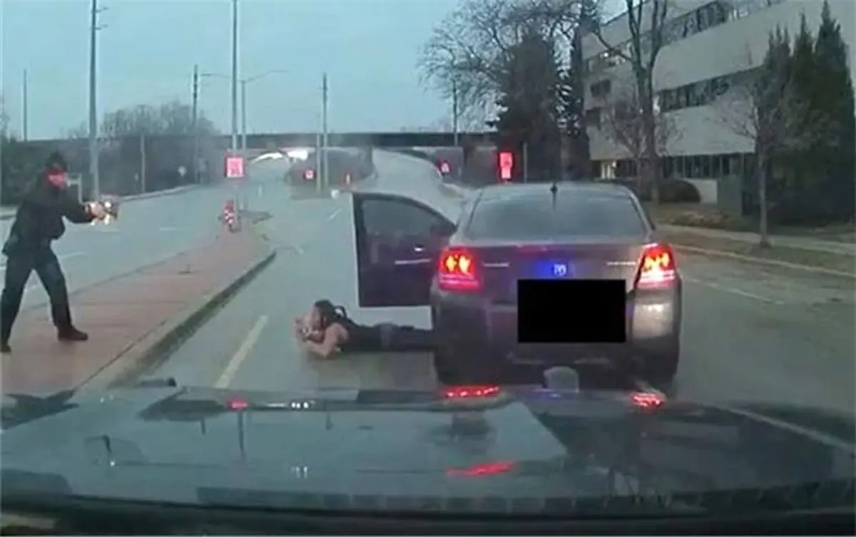 تصادف مرگبار در حین تعقیب و گریز با پلیس / یک ساختمان به دنبال این تصادف فرو ریخت