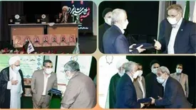 تجلیل از سه جانباز و ایثارگر بانک صادرات ایران در همایش ملی اسوه‌های ایثار