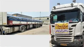 ارسال بخشی از محمولههای آب آشامیدنی اهدایی گروه مپنا به هموطنان سیستان و بلوچستان