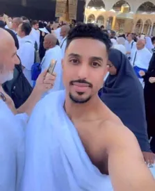 مرد سال آسیا در خانه کعبه/عکس