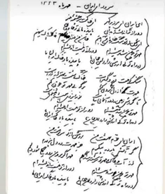 سرود ملی برای اولین بار چند سال پیش خوانده شد؟ / دستخط سراینده