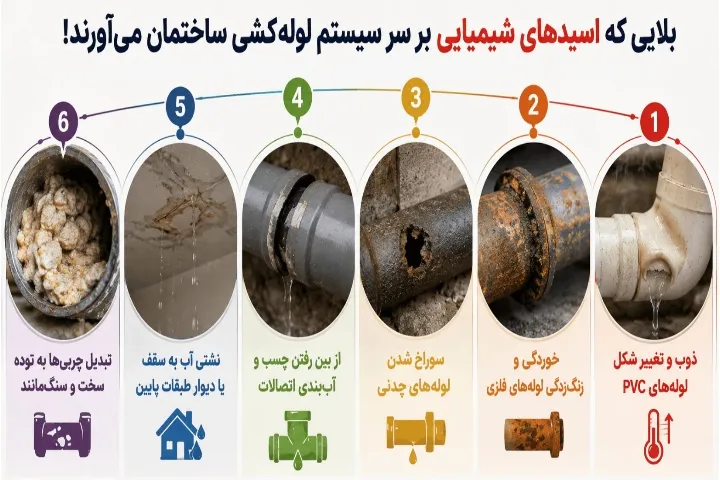 اسید لوله بازکن شیمیایی چیست؟