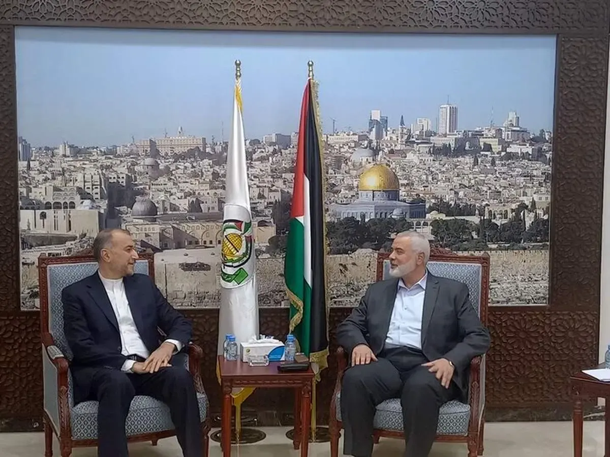 دیدار هنیه با امیرعبداللهیان