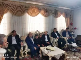 مدیرعامل بیمه آسیا با خانواده مرحوم مهرعلی حسین زاده از کارکنان این شرکت، دیدار کرد
