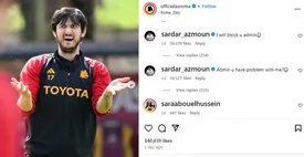 کامنت جالب سردار زیر پست اینستاگرام آ اس رم/ عکس