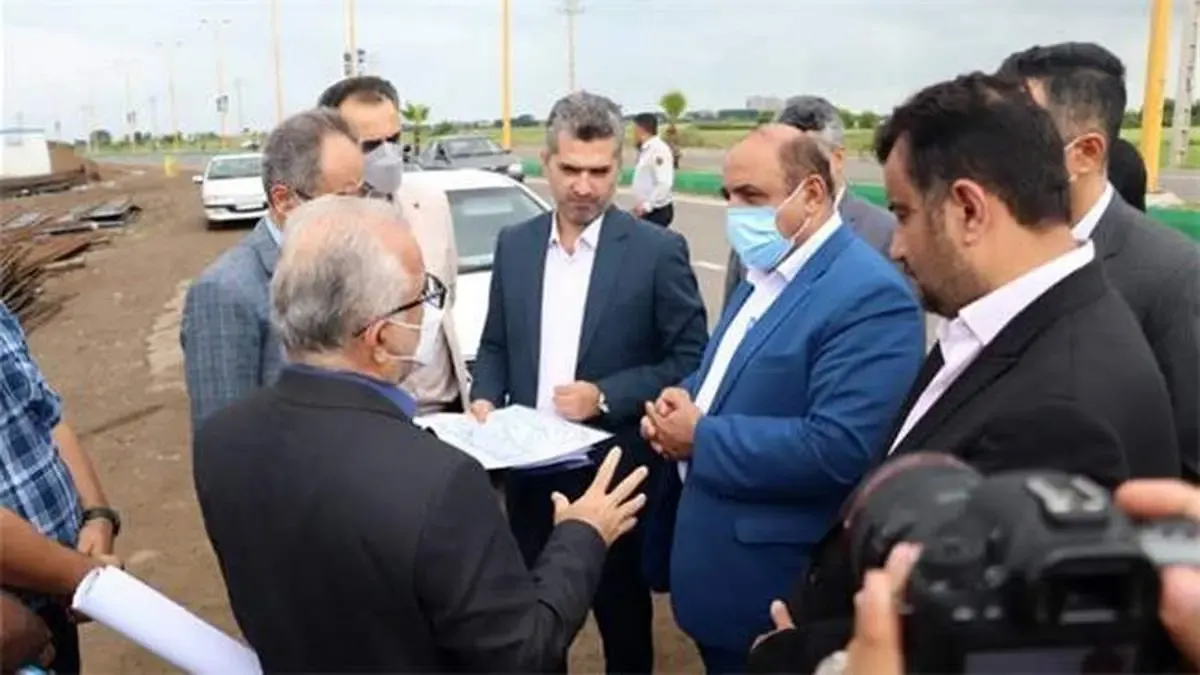 بازدید از طرح های زیرساختی منطقه آزاد انزلی