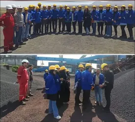 بازدید دانشجویان دانشکده صنعت و معدن شهرستان قروه از مجتمع صبانور