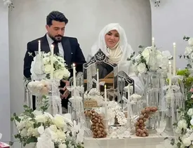 ازدواج زن 55 ساله با مرد 37 ساله / عکس