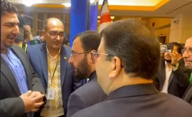 بازدید قائممقام وزیر فرهنگ و ارشاد اسلامی از غرفه بانک سینا در جشنواره فیلم فجر