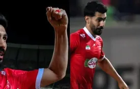 رضا شکاری حلقه اش را در نیاورد/ عکس