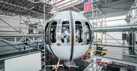 رونمایی از بزرگترین کپسولی که برای سفر فضایی انسان ساخته شده است