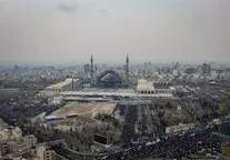 نقشه راه حضور در مصلی تهران برای مراسم وداع