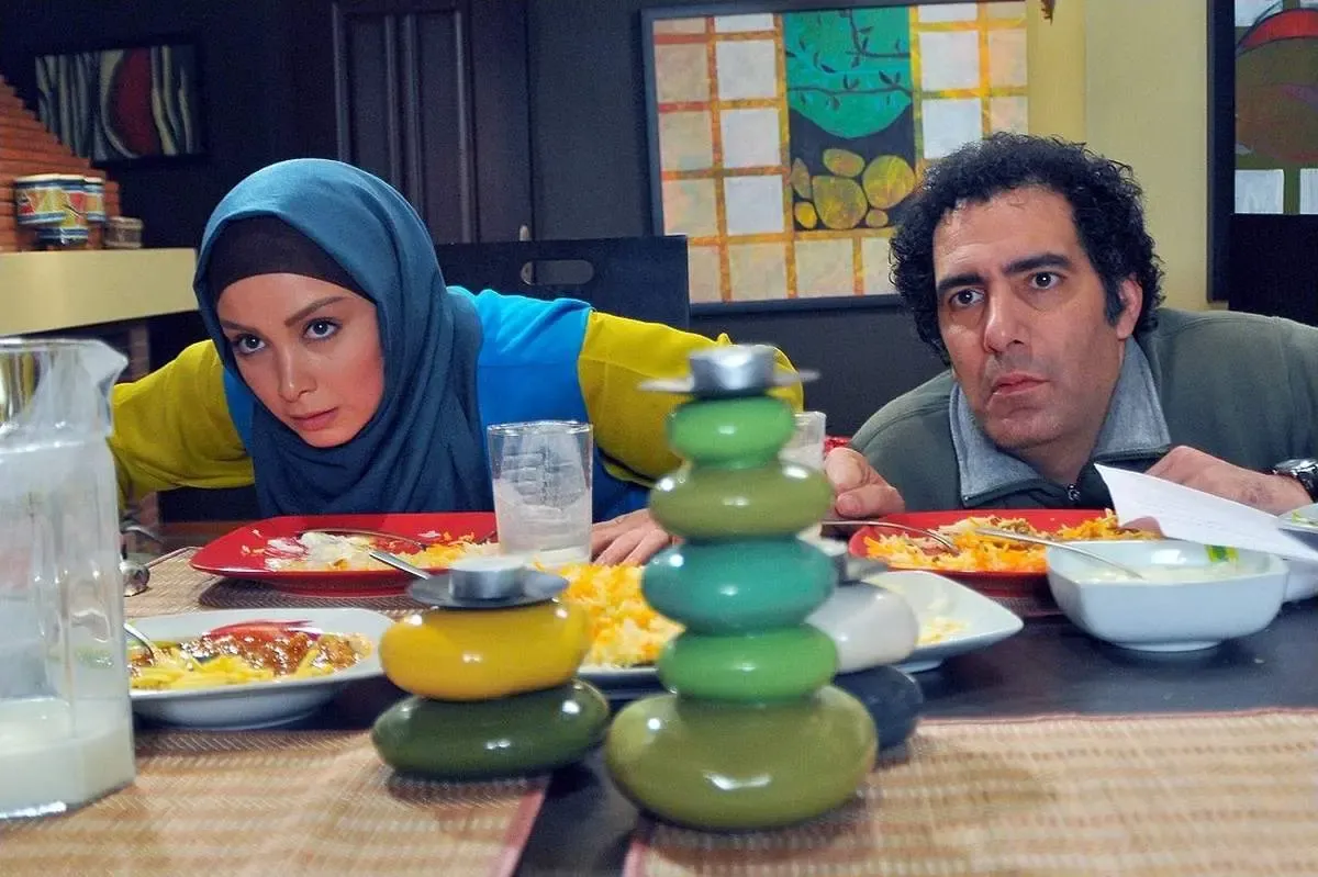 فرناز رهنما با چهره متفاوت در برنامه مهران مدیری/ تصاویر