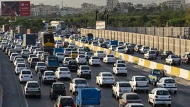 ترافیک سنگین در آزادراه قم–تهران