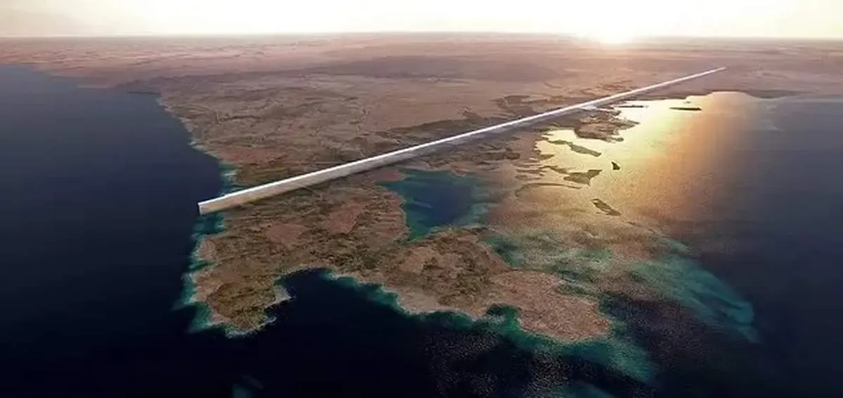 تصاویر جدید از آسمانخراش افقی بن سلمان