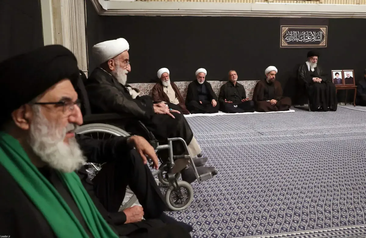 عکس جدید و متفاوت آیت الله جنتی در بیت رهبری