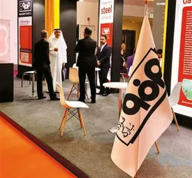 ارائه توانمندیها و دستاوردهای صادراتی فولاد مبارکه در بزرگترین رویداد ساختمان عمان