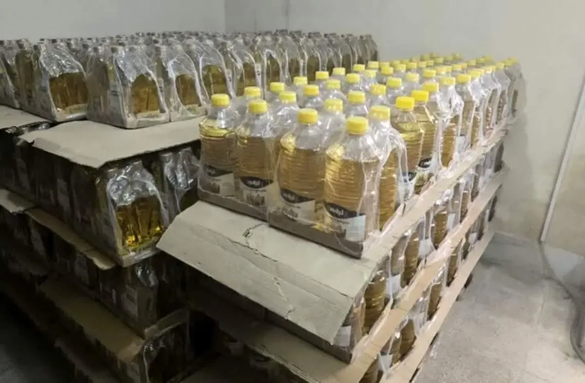 ضبط انبار غیرمجاز روغن خوراکی در یک منزل شخصی