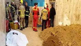 جان باختن دو کارگر در چاه نوسازی تهران/ امدادگران پس از ۱.۵ ساعت جسدها را خارج کردند