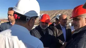 بازدید دكتر عـلی عسـكری مدیرعامل شـركت صنـایع پتـروشیمی خلیـج فـارس از پروژه پلیمر گچساران