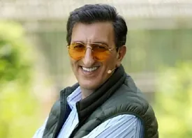 یوسف صیادی و فرزندانش در سفر/ عکس