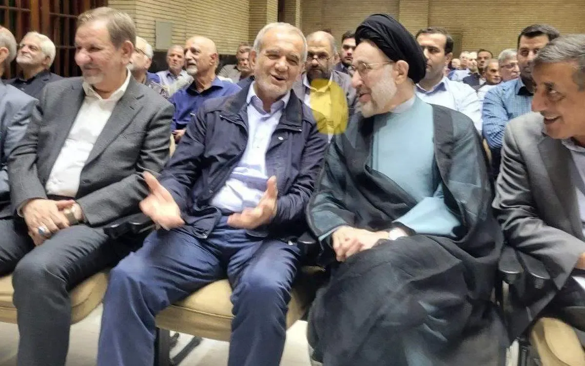 دیدار مسعود پزشکیان و محمد خاتمی/ فیلم