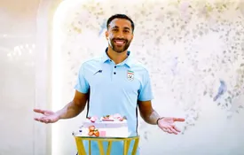 جشن تولد سامان قدوس در اردوی تیم‌ملی/ عکس