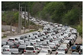 آزادراه تهران - کرج قفل شد