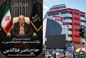 ناصر علاءالدین درگذشت