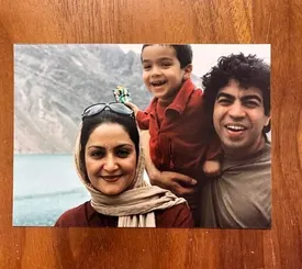 همسر سروش صحت خبر از جدایی شان داد/ عکس