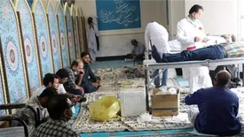 استقبال و حضور پرشور کارکنان اداره کل بنادر و دریانوردی سیستان و بلوچستان در امر خداپسندانه اهدای خون