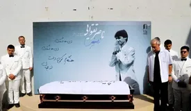 پیکر ناصر تقوایی در امامزاده طاهر آرام گرفت