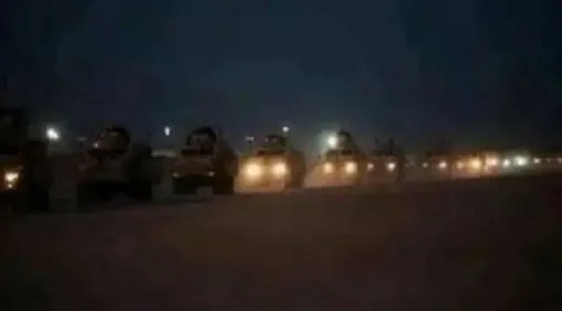 ورود کاروان نظامی بزرگ آمریکا به عراق