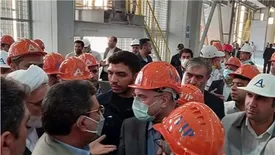 بازدید رئیس مجلس شورای اسلامی از مجتمع صنایع آلومینیوم جنوب