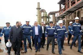 بازدید وزیر تعاون، کار و رفاه اجتماعی از شرکت صبا فولاد خلیج فارس