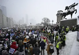 ادامه اعتراضات گسترده در شهرهای آمریکا علیه ترامپ و اداره مهاجرت