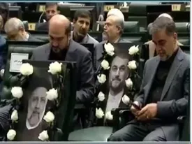 عکس صندلی خالی رئیسی و امیرعبداللهیان در افتتاحیه مجلس دوازدهم