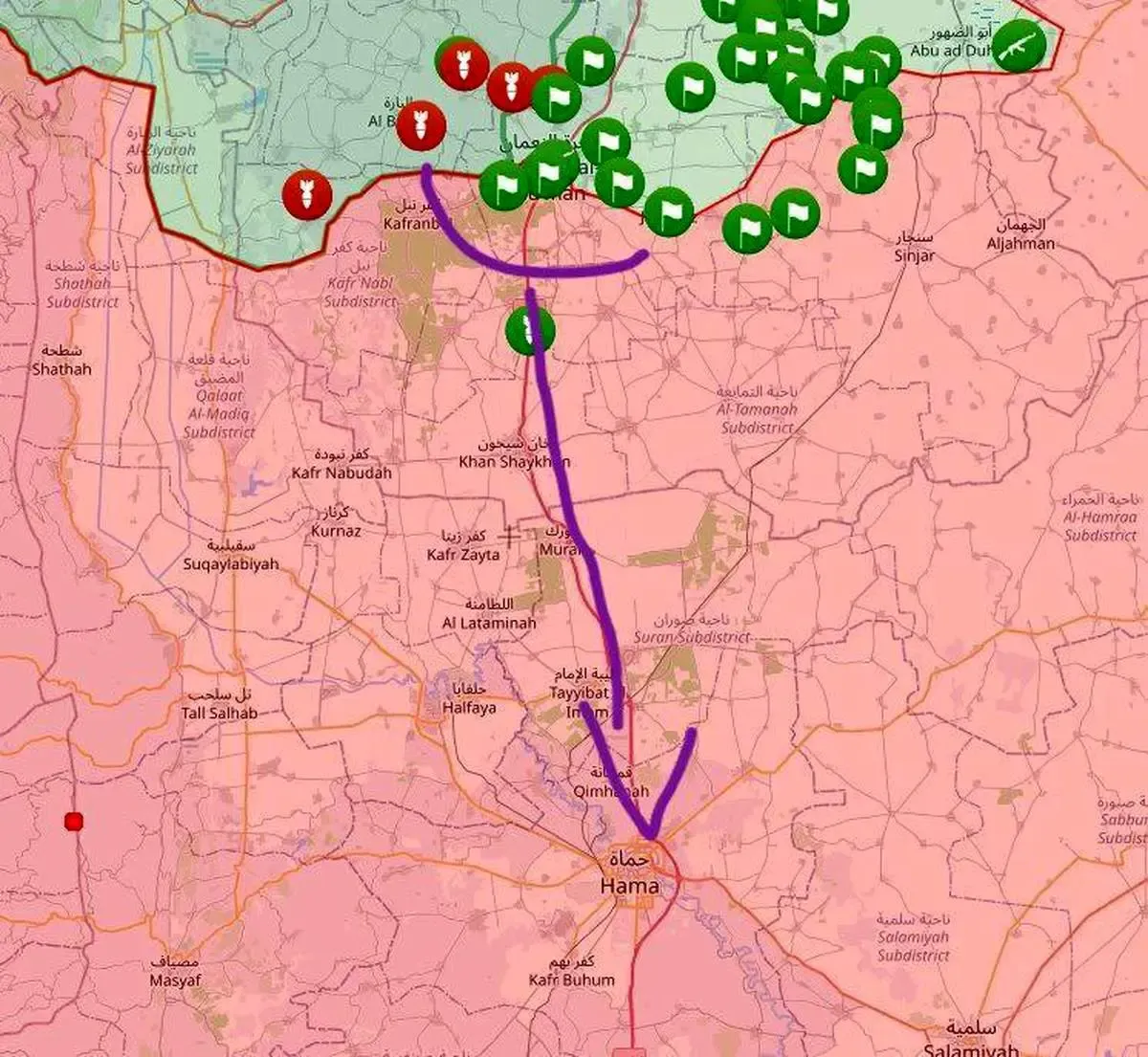خان شیخون سقوط کرد