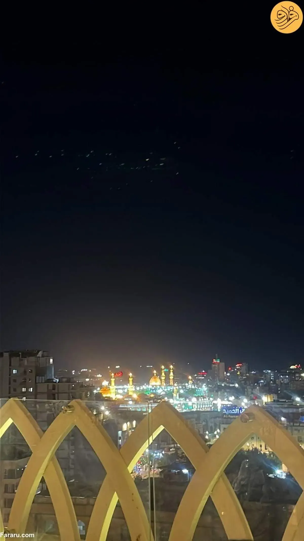 پهپادهای ایرانی بر فراز بین الحرمین/ عکس