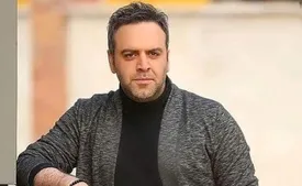 تبریک تولد خاص بهرنگ علوی به بهرام افشاری/ عکس