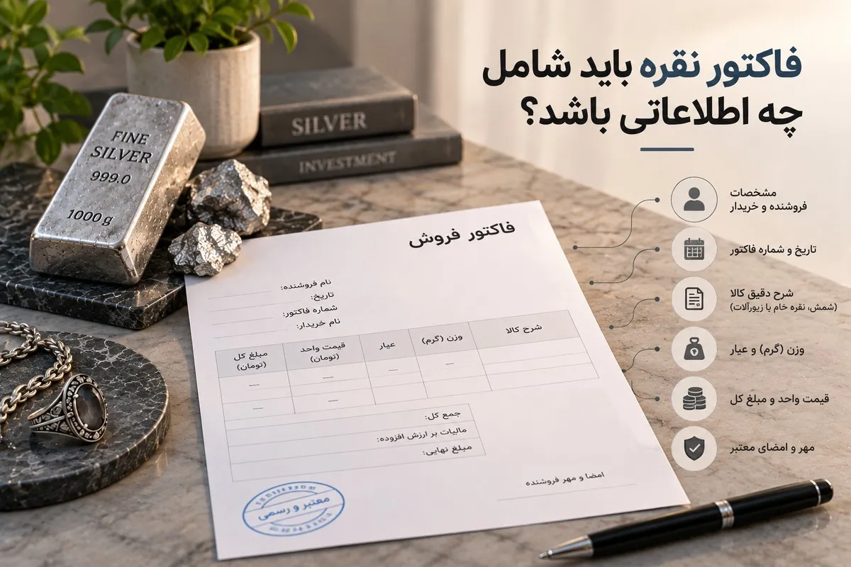 فاکتور خرید نقره